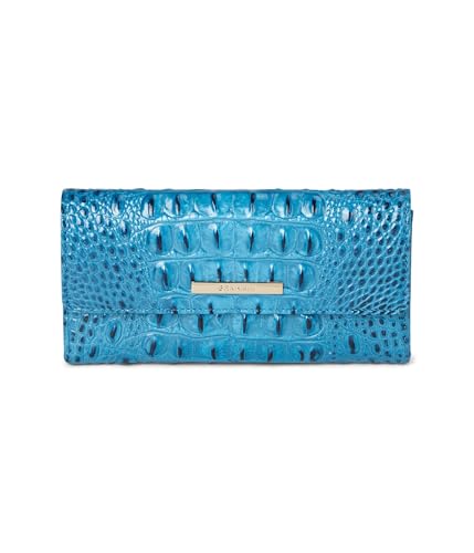 Image of BRAHMIN Cordelia Wallet - Vibrant Azure Melbourne