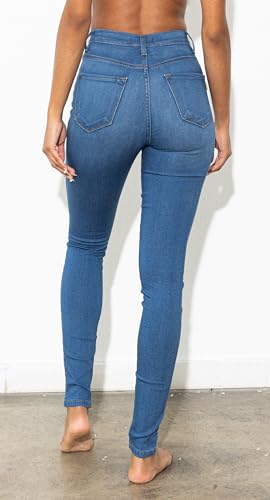 Vibrant Women’s Denim Skinny Jeans – Super Stretch High Waisted Rise Classic Casual Slim Fit Pants3