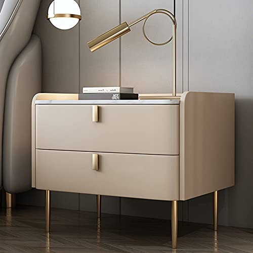 Table de chevet minimaliste moderne pour optimiser le rangement du lit - 2