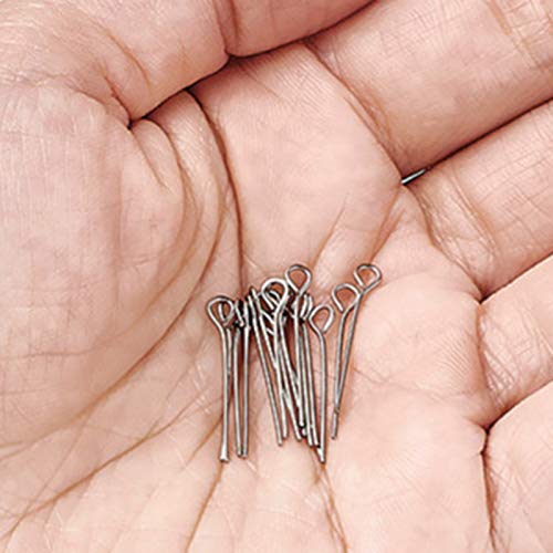 Pinos de pesca para pesca, 100 peças de anzol de pesca de aço inoxidável isca de peixe acessórios gi