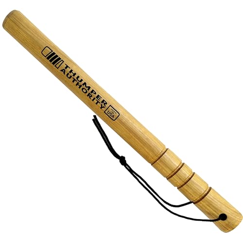 Image of 18 inch Hickory Tire Thumper - Made in USA, Durable Truck Tire Pressure Checker, Fish Bat Knocker, Roadside Tool with Non-Slip Grip