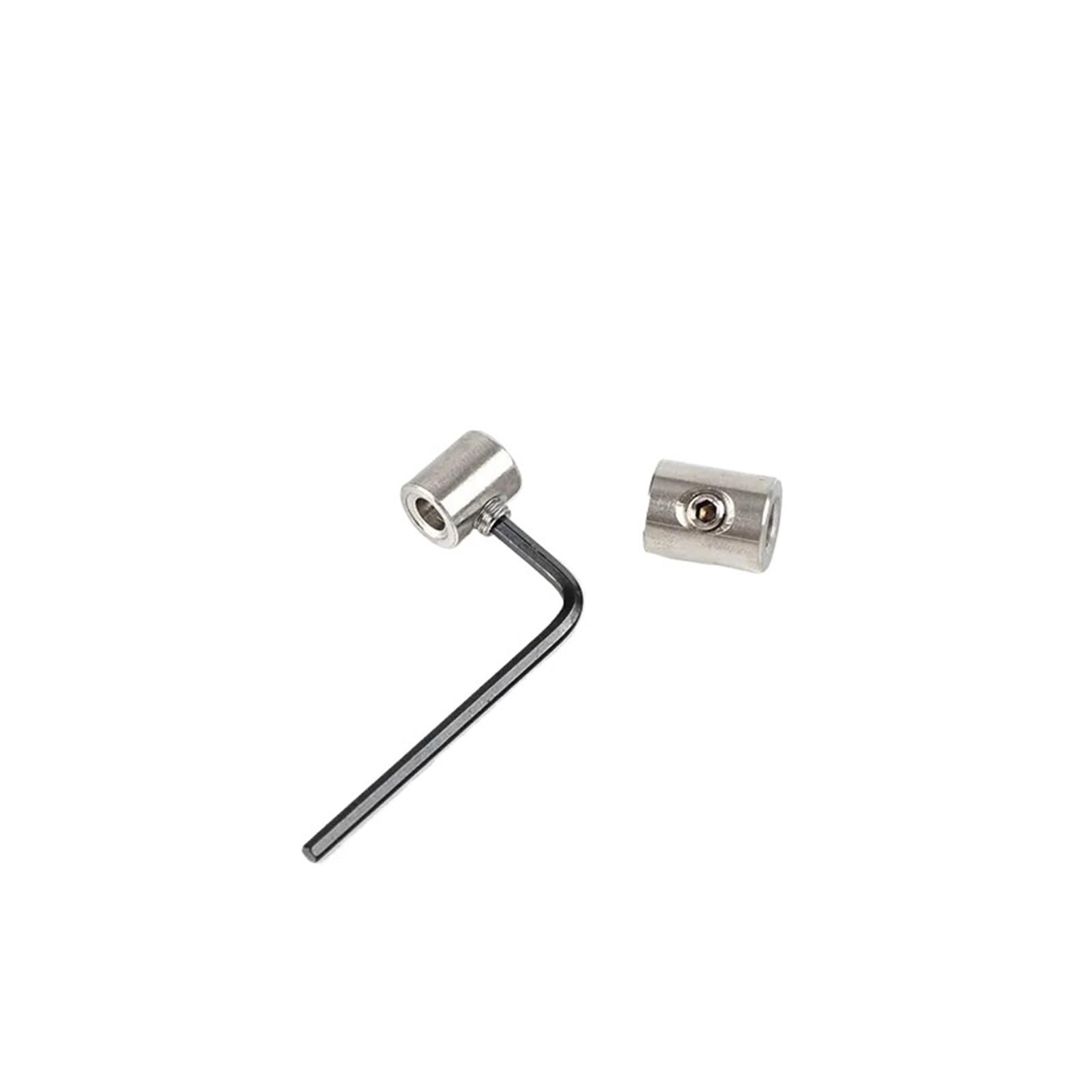 Abrazadera de tornillo manual, Clip de Cable de acero inoxidable 304 con hebilla de pernos de tornillo hexagonal for Cable de 2, 3, 4, 5, 6 y 8mm, 12 Uds.(For 8mm Wire Rope)