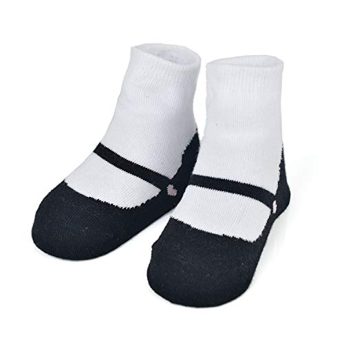 EPEIUS Unisex Baby Girls Boys Non-Slip Socks (Set of 6)4