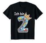 Niños Alfombrilla de coche de 2º cumpleaños para niño de 2 años Camiseta