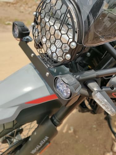 Image of Auto Infinity Fog Lamp Mount Compatible with R-E Himalayan 450 (Black, Pack of 1)