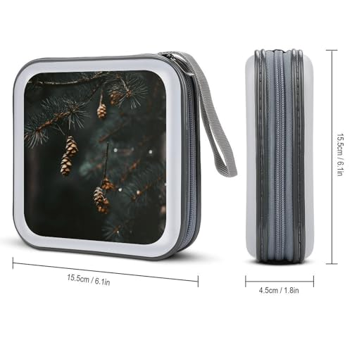 Étui CD rigide pour 40 disques boîte de rangement transport One Size