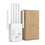 📶 Amplia compatibilidad, alta capacidad: compatible con todos los dispositivos WiFi, incluidos teléfonos inteligentes, televisores, ordenadores, consolas de videojuegos, tabletas, cámaras, altavoces, videoporteros y mucho más. Este potente repetidor WiFi inalámbrico admite hasta 40 dispositivos simultáneamente, lo que lo hace perfecto para hogares con múltiples dispositivos.