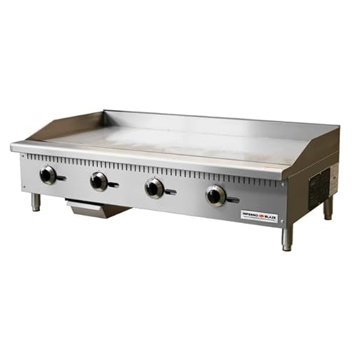 Inferno Blaze Commercial Cooking IB-CTG-48M 48 Inch Wide Countertop Commercial Griddle cover