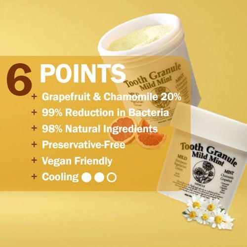Tooth Powder Mildmint – Fluoride-Free, Preservative-Free, Vegan Whitening Tooth Powder, Waterless Travel Toothpaste Alternative, 30 Single-Use Sticks image 2