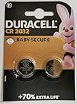2 x Duracell CR2032 CR 2032 lithium battery 3V