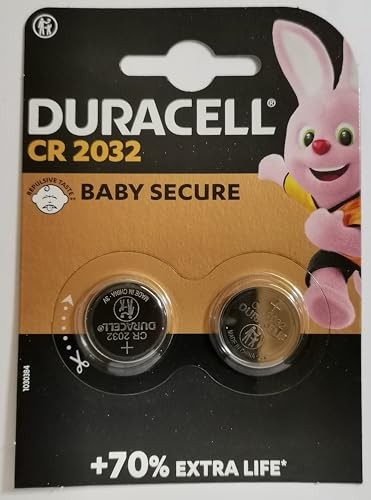 2 x Duracell CR2032 CR 2032 lithium battery 3V