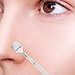 ABOOFAN 2pcs Stainless Steel Spatula Precision Facial Skin Scraper Tools for Pimple Extraction and Face Cleaning Suitable for All Skin Types and Genders Reusable Applicator