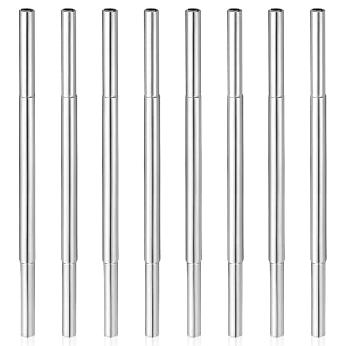 BOHUIZ 8 Pcs Golf Club Shaft Extensions, Aluminum Alloy Golf Club Extensions Putter Length Adjustment Tool for Irons and Woods Golf Steel Clubs Replacement Parts