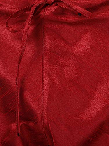 Image of VASTRAMAY Men Soft Cotton Kurta with Buttoned Cuff & Churidar Pyjama Set - Comfortable Ethnic Wear for Eid, Holi, Weddings & Festive Occasions - Stylish Traditional Cotton Kurta Pyjama