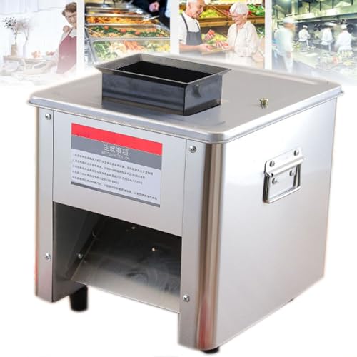 Máquina cortadora de carne eléctrica profesional acero inoxidable
