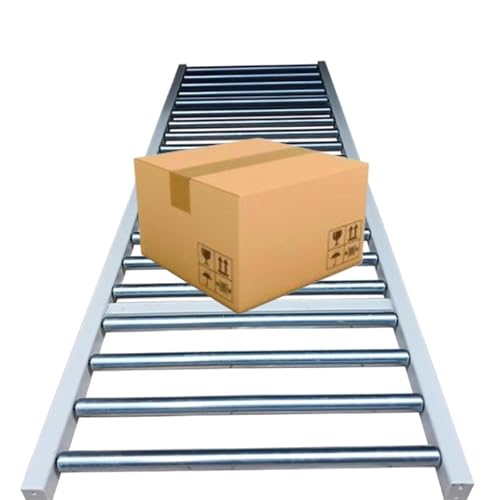 Convoyeur pliable en acier inoxydable galvanisé avec rouleaux robustes pour chargement