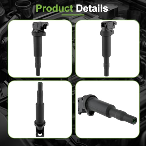 partszen UF592 Ignition Coil & Platinum Spark Plug for BMW 128i 325i 325xi 328i 328xi 330i 330xi 525i 525xi 528i 528xi 530i 530xi X3 Z4 0221504470 FR7NPP332 12137594937 - Thumbnail 6