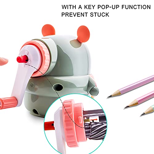 Pencil Sharpener, Cute Manual Pencil Sharpener For Kids, Pencil Sharpener For Colored, Pencils Pencil Sharpener Handheld #TOP3