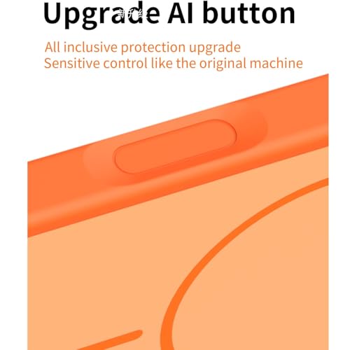 Coque silicone pour iPhone Air orange avec lanière pour vos sorties - 3