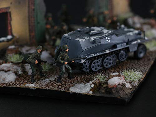 78 Pcs Melting Snow Static Grass Tufts Model Grass Tufts Artificial Grass Miniature Railway War Gaming Scenery Railroad Modelling Diorama Miniature Hobby Tabletop (Withered Yellow) #TOP4