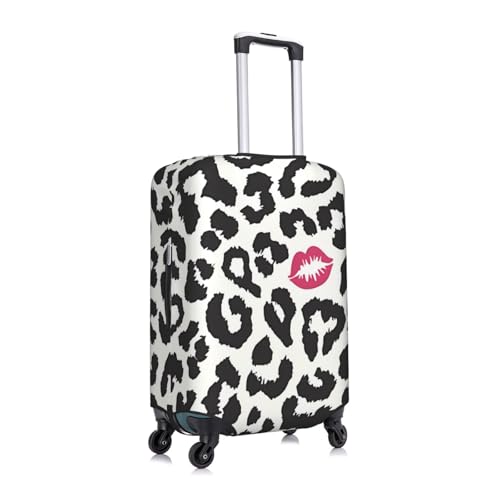 Leopard Print Travel Luggage Cover Suitcase Protector Bag, Fits 18-32 Inch Luggage, Anti-Scratch Baggage Covers For Kid And Adult,X-Large3