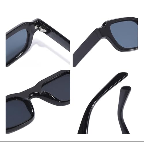 Lunettes de soleil UV400 unisexes rétro et transparentes - 5