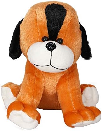 HUG 'n' FEEL SOFT TOYS Dog Soft Toy (30 Cm, Brown)