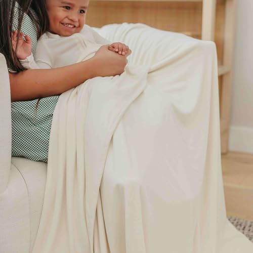 Image of Copper Pearl Jumbo 3-Layer Baby Blanket: Soft Baby Quilts for Boys and Girls | Breathable, Cozy, Toddler Blanket | Baby Quilt for Newborns | 60x72 Premium Material | Butter