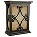 Craftmade CH1515-BK Designer Hand-Carved Scroll Door Chime, Black (10"H x 7"W)