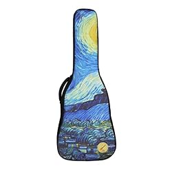 GOENN Pouce Sac de Guitare Acoustique Double Sangle Coton Pad Guitare Sac à Dos étui Sac d’instrument de Musique (Color… - Les Beatles, Paul McCartney, John Lennon, RIngo Starr, George Harrison