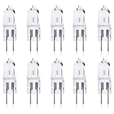 DoRight GY6.35 Bi Pin Halogenlampe 35Watt AC/DC 12V Dimmbar, Warmweiß 2700K G6.35-Sockel JC Typ Stiftsockellampe Ersatz Cover