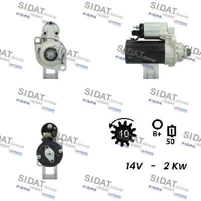 SIDAT S12BH0245A2 MOTOR DE ARRANQUE para VW Golf IV Schrägheck (1J1) POLO (9N_)
