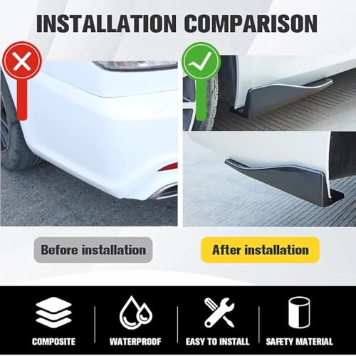 Falta lateral automotriz universal para solucionar daños en bajos de parachoques 5