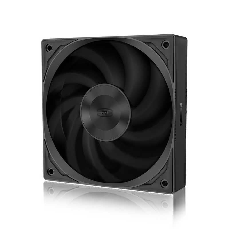 Ventilador de carcasa PCCOOLER F5 R120 BK negro de 120mm con conexion PWM de 4 pines