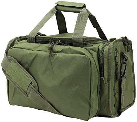 OSAGE RIVER Tactical Range Bag for Handguns and Hunting, Travel Duffel, 18 x 13 x 10 inches, Standard Duty, OD Green
