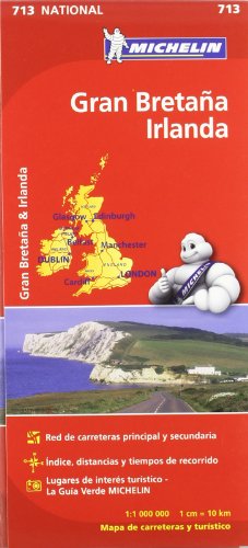 Mapa National Gran Bretaña Irlanda (Mapas National Michelin)