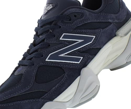 New Balance 9060 Unisex Shoes Size 9, Color: Dark Blue/White/Blue