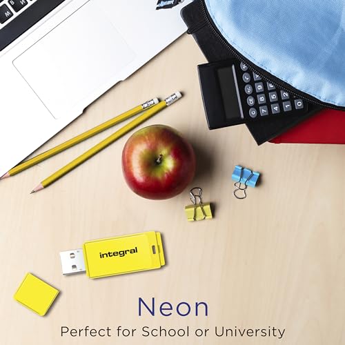 Integral 64GB Neon Yellow USB 2.0 Flash Drive - Image 6