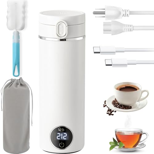 Tetera Eléctrica Portátil de Viaje 500ml con Cargador USB-C miniatura 1