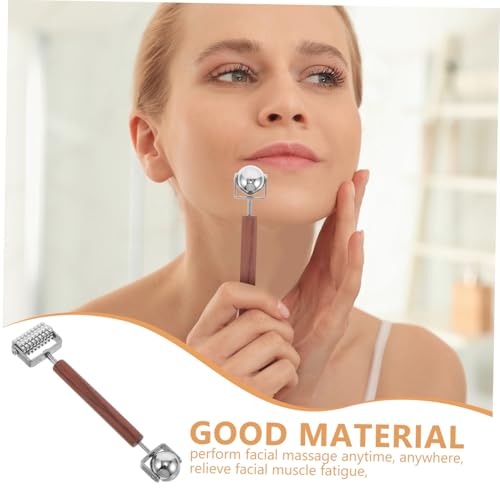 Massage facial roller double-ended compact eye face massager for women