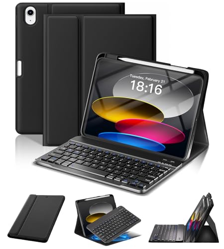NOKBABO for iPad 11th 10th Generation Case with Keyboard - image 1