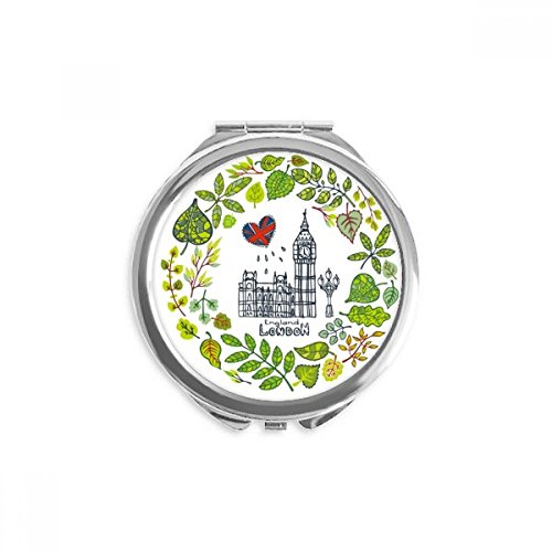 Miroir cosmétique de poche Londres cadeau souvenir idéal