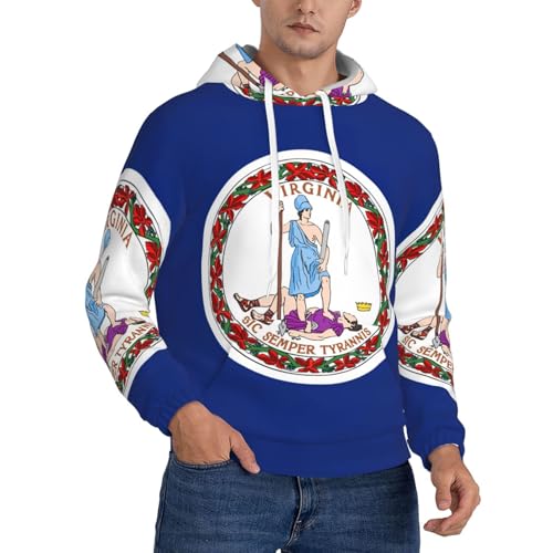 Pull à capuche homme Virginie confortable pour éviter les coups de froid