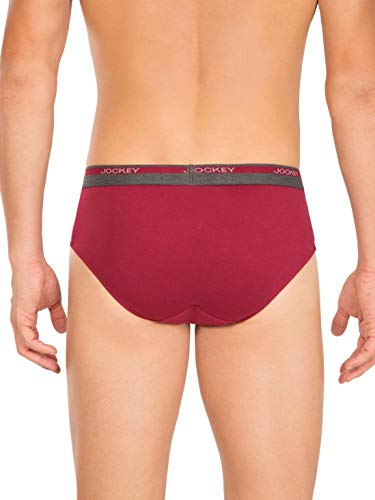 Image of Jockey 8037 Men's Super Combed Cotton Solid Brief with Ultrasoft Waistband