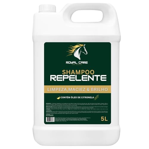 Shampoo Repelente Citronela 5l Para Cavalo Royalcare
