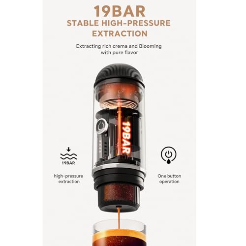 Cafetera portátil 2 en 1 con batería 7500mAh 80 mL miniatura 6
