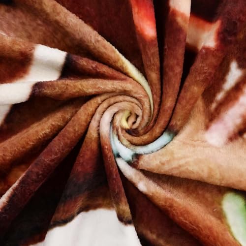 Image of Bnuitland Brown Donut Blanket, 300 GSM Double Sided Giant Realistic Funny Gift Throw for Sofa Bed, Super Soft Novelty Food Blanket for Kids /Pets and Adults