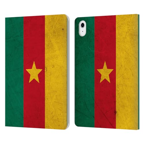 Étui portefeuille football Cameroun en cuir pour Apple iPad Air 11 pouces