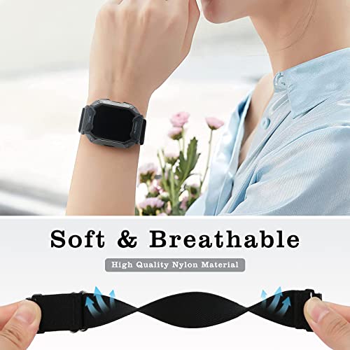 Folavii AMAZTIM-STRETCHY-B.B.G 3 Pack Elastic Band Compatible With Kospet Tank M1 Pro/Amaztim C20 1.71 Inch Military Sports Smart Watch/Slothcloud Smart Watches/C20 Military Smart Watch thumb #2