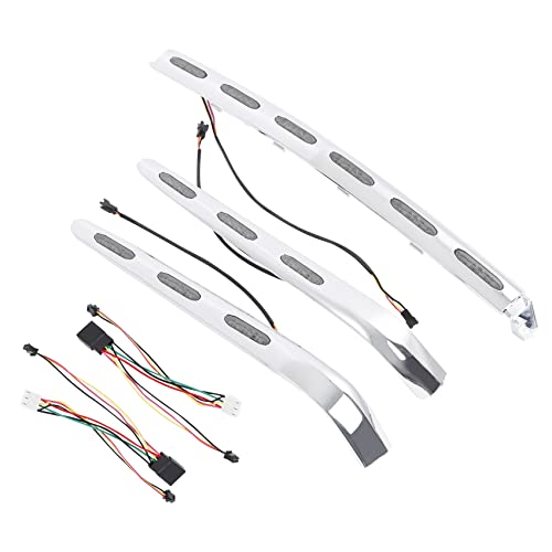 XMT-MOTO Pack Trunk Trim LED Lights Smoky Gray Lens For Honda Goldwing GL1800 2001-2011,Smoky Gray